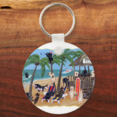 Porte-clés Laboratoires de vacances d'été de l'île (Recto)