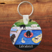 Porte-clés Laboratoires Pool Party (Recto)