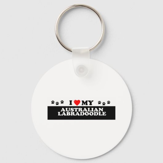 PORTE-CLÉS LABRADOODLE AUSTRALIEN (Recto)