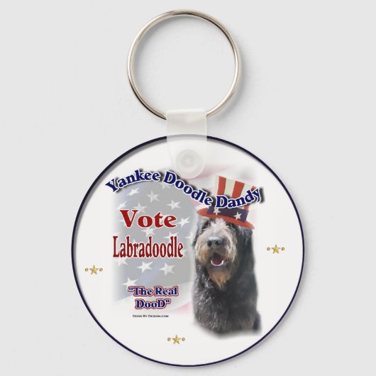 Porte-clés Labradoodle Cadfts (Recto)