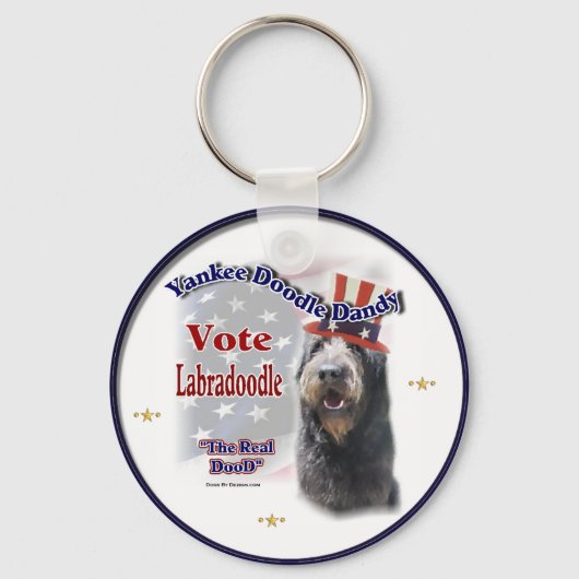 Porte-clés Labradoodle Cadfts (Recto)
