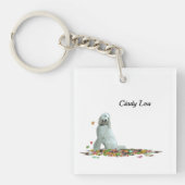 Porte-clés Labradoodle Chien En Porte - clé (Devant)