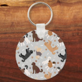 Porte-clés Labradoodle / Goldendoodle Bones and Paws Porte -  (Recto)