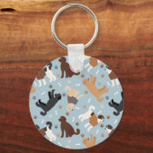 Porte-clés Labradoodle / Os et pattes Goldendoodle (Recto)