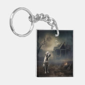 Porte-clés Labrador Halloween (Devant gauche)