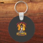 Porte-clés Labrador Halloween Grand-mère Conception de chien_ (Recto)