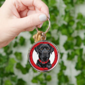 Porte-clés Labrador noir (Main)