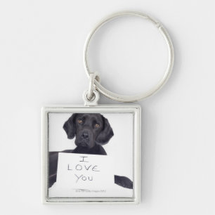 Porte-clés Labrador noir 13 mois
