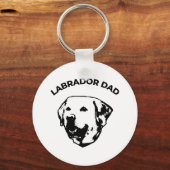 Porte-clés Labrador Papa (Verso)