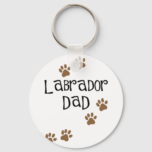 Porte-clés Labrador Papa (Recto)