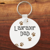 Porte-clés Labrador Papa (Recto)