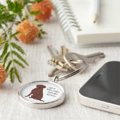 Porte-clés Labrador Retriever (Côté)