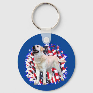 Porte-clés Labrador Retriever (jaune) Patriot