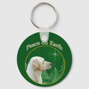 Porte-clés Labrador Retriever (jaune) Peace