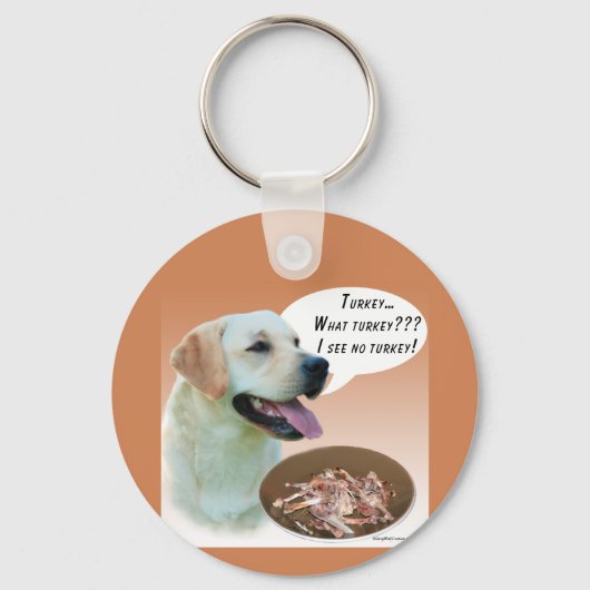 Porte-clés Labrador Retriever (jaune) Turquie (Recto)