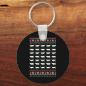 Porte-clés Labrador Retriever Joyeux Noël Laide Sweat Do (Recto)