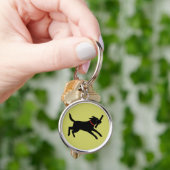 Porte-clés Labrador Retriever (Noir) (main)