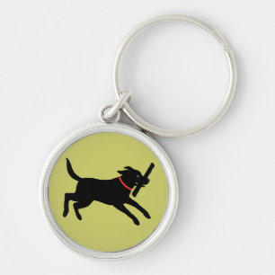 Porte-clés Labrador Retriever (Noir)