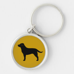 Porte-clés Labrador Retriever (noir)