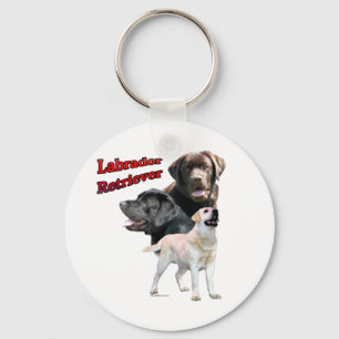 Porte-clés Labrador Retriever Trio 2 - Keychain