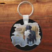 Porte-clés Labrador with Duck- Duck Hunting (Recto)