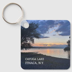 Porte-clés LAC CAYUGA, ITHACA, N.Y. porte - clé