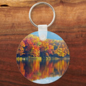 Porte-clés Lac d'automne (Recto)