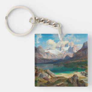 Porte-clés Lac Gosau Avec Vue Sur Le Massif Dachstein