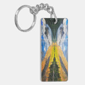 Porte-clés Lac medicine du stimulant deux au lever de soleil (Devant gauche)