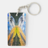 Porte-clés Lac medicine du stimulant deux au lever de soleil (Dos)