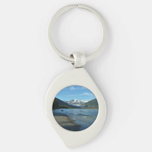 Porte-clés Lac Mendenhall dans Juneau Paysage de l'Alaska