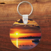 Porte-clés Lac Mendota, WI, (Recto)