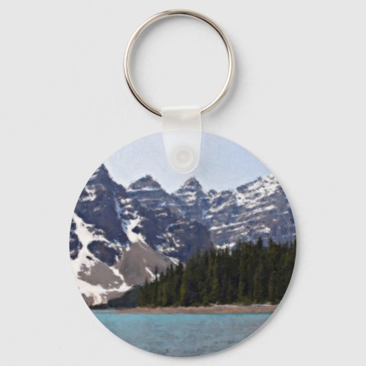 Porte-clés Lac Moraine À Banff (Recto)