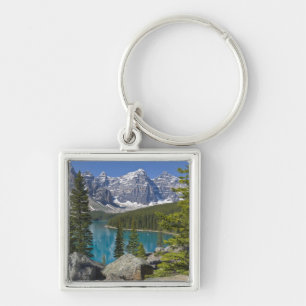 Porte-clés Lac Moraine, Rocheuses canadiennes, Alberta, Canad