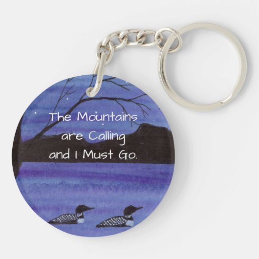 Porte-clés Lac Mountain (Dos)