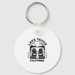 Porte-clés Lac Tahoe Californie Extérieur Vintage