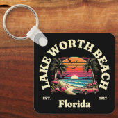 Porte-clés Lac Worth Beach, Floride (Recto)