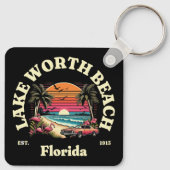 Porte-clés Lac Worth Beach, Floride (Dos)