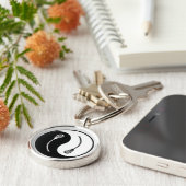 Porte-clés Lacrosse de Yin Yang (Côté)