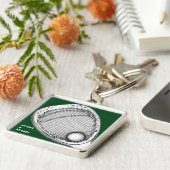 Porte-clés Lacrosse Goalie (Côté)