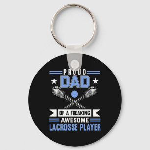 Porte-clés Lacrosse Joueur entraîneur père père père