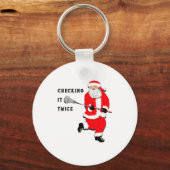 Porte-clés Lacrosse Noël (Recto)