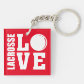 Porte-clés Lacrosse Players, Red Love (Dos)
