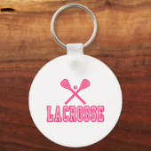Porte-clés Lacrosse rose (Recto)