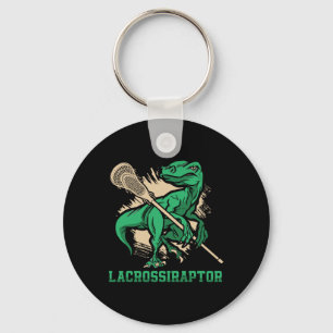Porte-clés Lacrossiraptor Joueur de Crosse Amateur de Lax Spo
