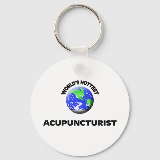 Porte-clés L'acupuncturiste le plus chaud au monde (Recto)