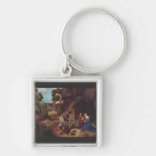 Porte-clés L'Adoration des bergers par Giorgione
