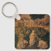 Porte-clés L'Adoration des Mages de Léonard de Vinci (Recto)