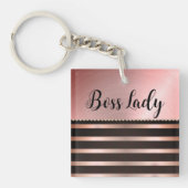 Porte-clés Lady Boss Rose Épais (Devant)