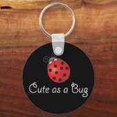 Porte-clés Lady Bug - mignonne comme un bug (Recto)